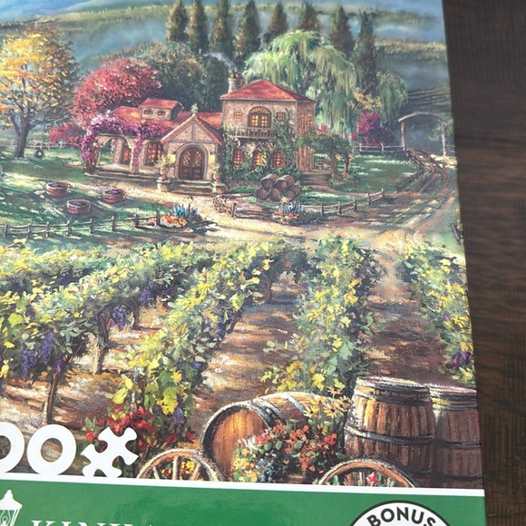 Thomas Kinkade Studios Peaceful Valley Vineyard 1000 Piece Jigsaw Puzzle Ceaco - Picture 5 of 10